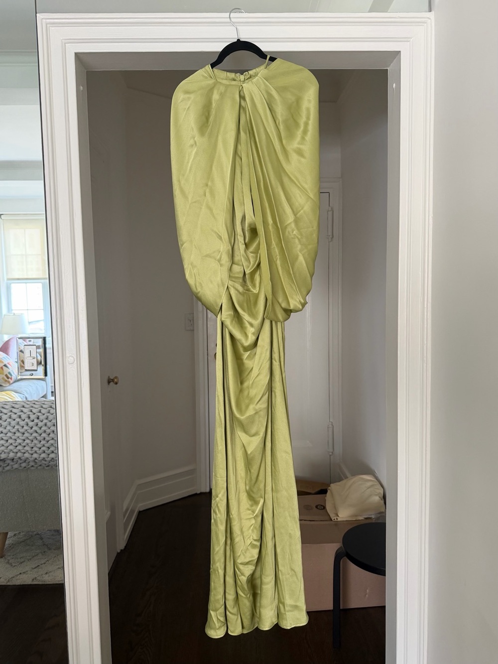 Rachel Gilbert Hallie Gown in Lime